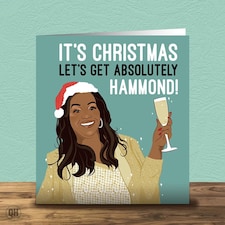 Let's Get Absolutely Hammond! Alison Hammond Christmas Card