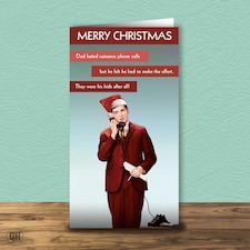 Dad Hated Nuisance Phone Calls Christmas Card
