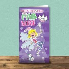 Festive Fairy Jokes For A Fab Niece Christmas Card