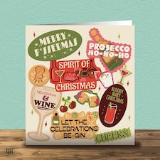 Spirit Of Christmas Seasonal Greetings Card