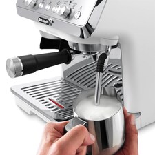 Delonghi La Specialista Arte Bean to Cup Manual Coffee Machine, White thumbnail 3