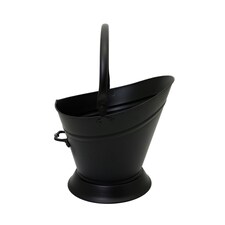 Fir Coal Bucket Metal Carry Handle and Support Handle Iron Black Matte Finish thumbnail 3