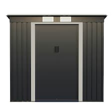 Charles Bentley Metal Galvanised Steel Shed 6.6ft x 4ft