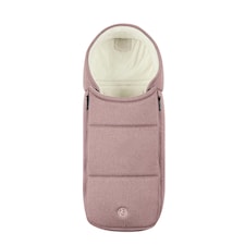 Newborn Cocoon 2-in-1 Carrycot & Footmuff, Birth-6 Months, Universal Fit, Faux Fur Lining, Shower-resistant, Removable Head Support (Dusky Pink) thumbnail 2