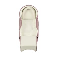 Newborn Cocoon 2-in-1 Carrycot & Footmuff, Birth-6 Months, Universal Fit, Faux Fur Lining, Shower-resistant, Removable Head Support (Dusky Pink) thumbnail 3