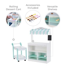 Teamson Kids My Dream Bakery Shop and Pastry Cart Wooden Play Set thumbnail 3