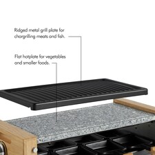 VonShef Raclette Grill Stone Electric for 8 Person 1200W thumbnail 3