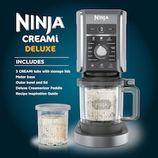 Ninja CREAMi Deluxe 10-in-1 Ice Cream and Frozen Drink Maker NC501UK thumbnail 3