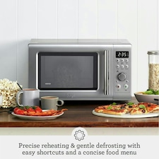 Sage The Compact Wave Soft Close Microwave, Silver thumbnail 2