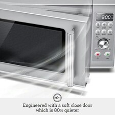Sage The Compact Wave Soft Close Microwave, Silver thumbnail 3