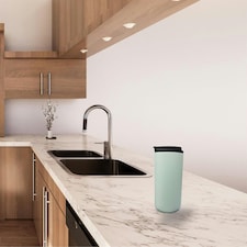 Rewind Thermal Mug Double-Wall 400ml Stainless Steel Mug with Lid - Sage Green thumbnail 6