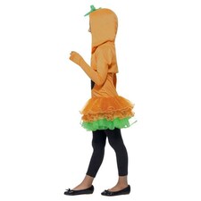 Pumpkin Tutu Dress Girls Fancy Dress Costume Kids Large - Age 10-12 thumbnail 3