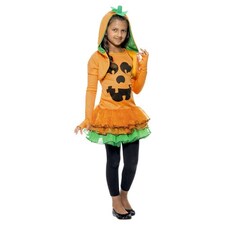 Pumpkin Tutu Dress Girls Fancy Dress Costume Kids Large - Age 10-12 thumbnail 4