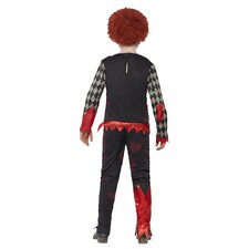 Zombie Clown Deluxe Fancy Dress Costume Kids Unisex Large - Age 10-12 | Multi | L thumbnail 4