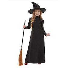 Wicked Witch Girls Fancy Dress Costume Kids Medium - Age 7-9 | Multi | M thumbnail 2