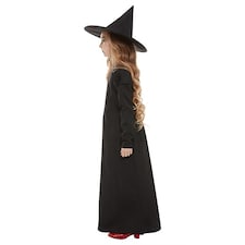 Wicked Witch Girls Fancy Dress Costume Kids Medium - Age 7-9 | Multi | M thumbnail 3