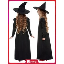 Wicked Witch Girls Fancy Dress Costume Kids Medium - Age 7-9 | Multi | M thumbnail 7