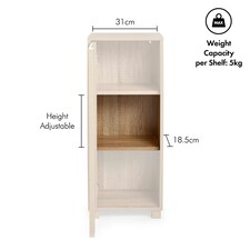 VonHaus Chester Bathroom Storage Cabinet in Oak Effect thumbnail 7