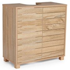 VonHaus Chester Under Sink Bathroom Cabinet in Oak Effect