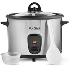 VonShef 1.8L Rice Cooker & Steamer
