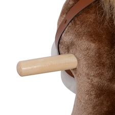 HOMCOM Kids Rocking Horse Wooden Plush Age 3+ Children Ride On Toy Rocker Baby thumbnail 8