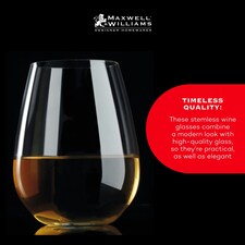 Maxwell & Williams Wine Glass Set White 400ml Set of 6 thumbnail 8