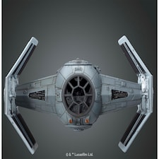 Revell Bandai Star Wars Darth Vader's TIE Fighter (1:72 Scale) thumbnail 3