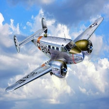 Revell US Beechcraft Model 18 Model Set (1:48 Scale)