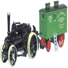 Oxford Diecast Fowler BB1 Ploughing Engine 15222 Bristol Rover w/Wagon