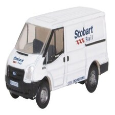 Oxford Diecast Ford Transit MkV Stobart Rail Low