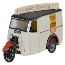 Oxford Diecast Tricycle Van Lancashire Evening Post