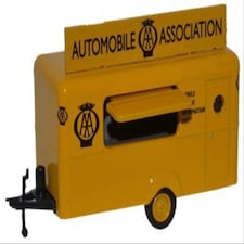 Oxford Diecast Mobile Trailer AA