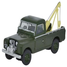 Oxford Diecast Land Rover Series II Tow Truck Bronze Green