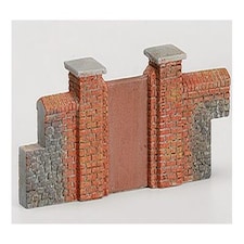 Hornby Skaledale Brick Walling Gates & Piers (Pre-Built)