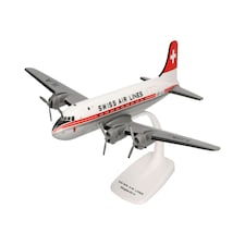 Herpa Wings Snapfit Douglas DC-4 Swiss Air Lines HB-ILA Genieve(1:125)