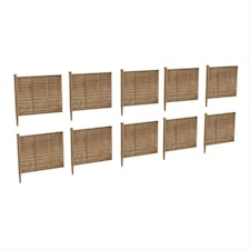 Graham Farish Scenecraft 6ft Garden Fencing 10pcs (Pre-Built) thumbnail 2