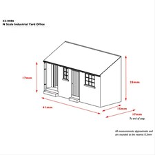 Graham Farish Scenecraft Industrial Gate House (Pre-Built) thumbnail 2