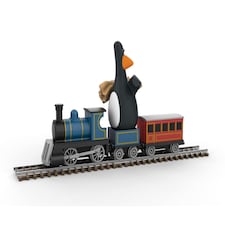 Corgi Wallace & Gromit The Wrong Trousers Feathers McGraw & Loco