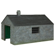 Bachmann Scenecraft NG7 Slate Built Engine Shed (Pre-Built)