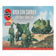 Airfix Vintage Classics British Bren Gun Carrier & 6PDR Gun (1:76)