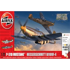 Airfix Dogfight Doubles P-51D Mustang vs Bf109F-4 (1:72 Scale)