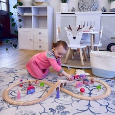 Bigjigs Rail Wooden Fairy Figure Of Eight Train Set - 35 Pieces thumbnail 7