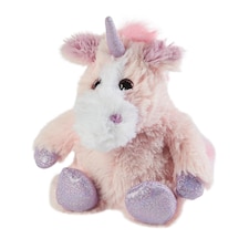 Warmies Junior Plush Sparkly Pink Unicorn MEDIUM