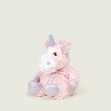 Warmies Junior Plush Sparkly Pink Unicorn MEDIUM thumbnail 3