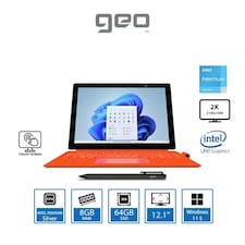 Geo GeoPad 220 12.1" Laptop Intel Pentium Silver N5030 128GB SSD Windows 11 Home S + Pen Included thumbnail 2