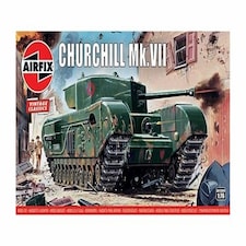 Airfix Vintage Classics British Churchill Mk.VII (1:76 Scale)