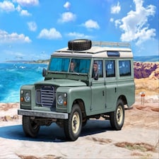 Revell Land Rover Series III LWB Station Model Set (1:24 Scale)