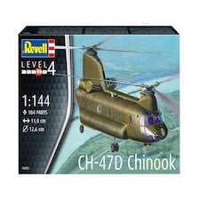 Revell US Boeing CH-47D Chinook Model Set (1:144 Scale)