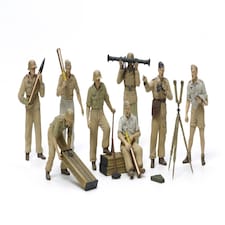 Tamiya German Luftwaffe Artillery Crew Set Africa Corps (1:35)
