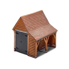 Hornby Skaledale Modern Timber Garage (Pre-Built)